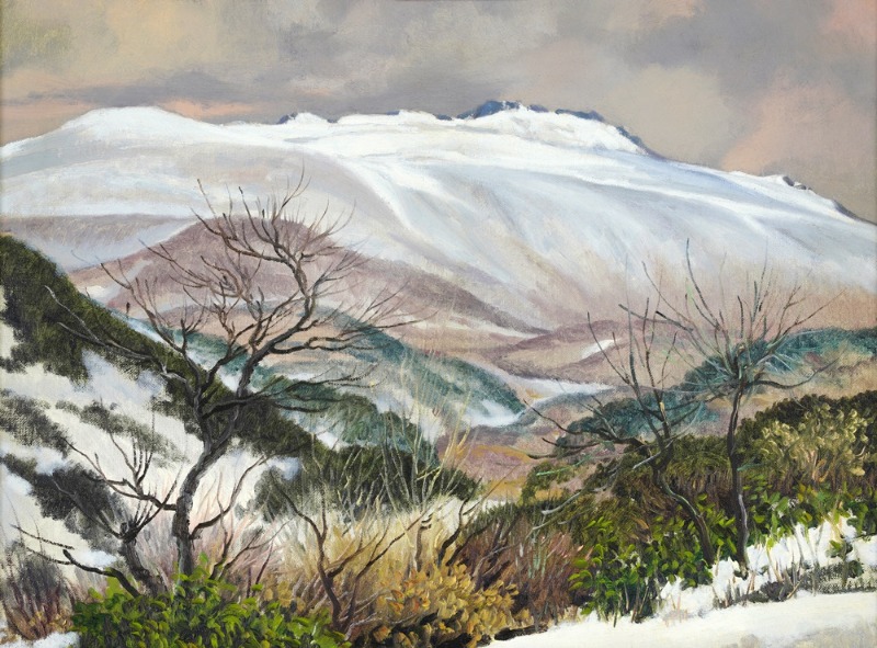 무등산 겨울, 60x50cm, 유화, 1981.jpg