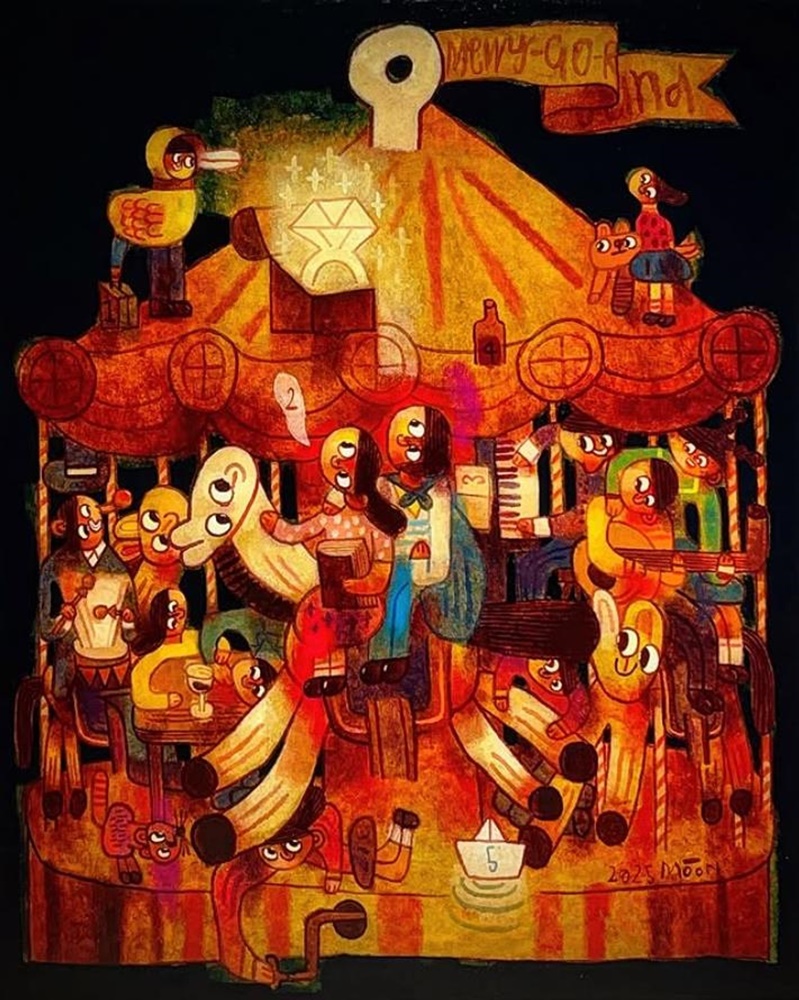 문형태,회전목마,2025,캔버스에유채,162.2x130.3cm.jpg