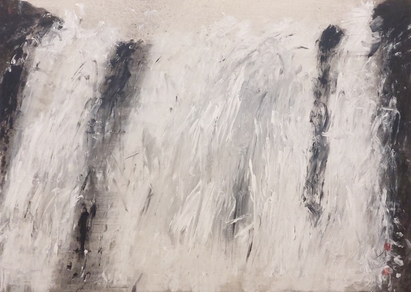 허달용,예레미아의슬픈노래,한지에수묵,아크릴,91x64cm,개인전-브리티갤러리,20250827-1.jpg