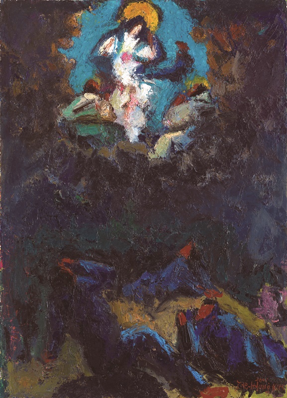 김재형 <그리스도의 현성용(顯聖容)>, 2001, 캔버스에 유채, 90.9x65.1cm