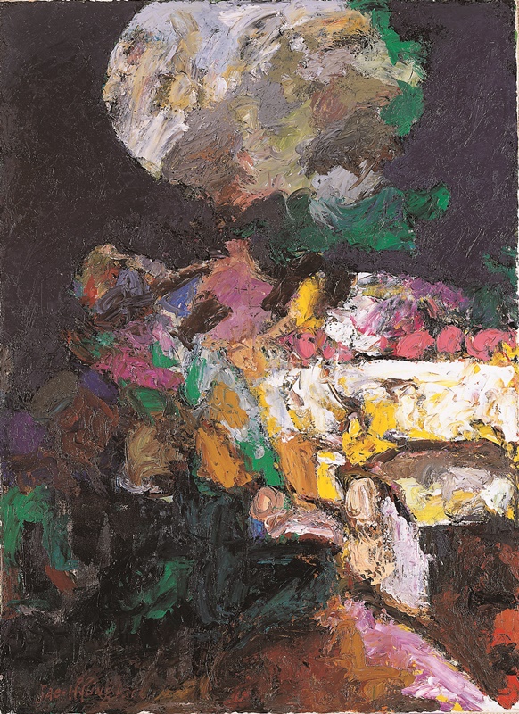 김재형 <춘산월색(春山月色)>, 2000, 캔버스에 유채, 145.5x97cm