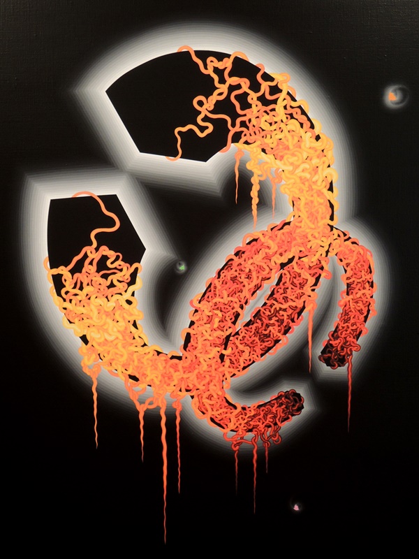 신창운 <욕망>(부분), 2012, 캔버스에 아크릴릭, 194x130.3cm