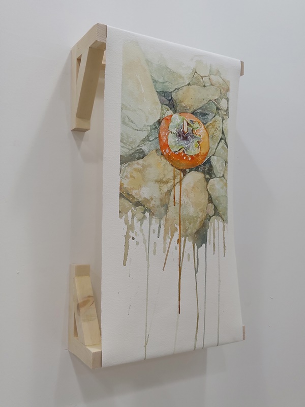 노여운 <사겨져 버린 것>, 2019, 종이에 수채, 70x40cm