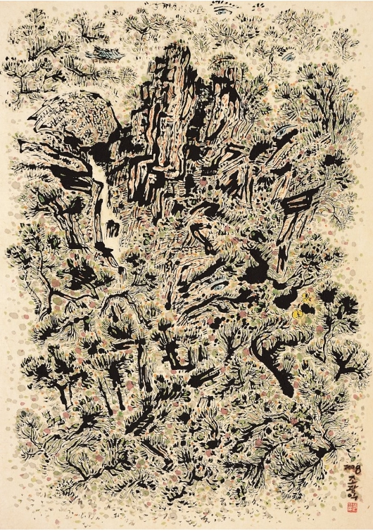 조광익 개인전 <여경산수> 중, 2008