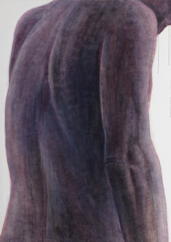 박치호 <다시 일어서는 몸>, 2021, 린넨에 아크릴릭