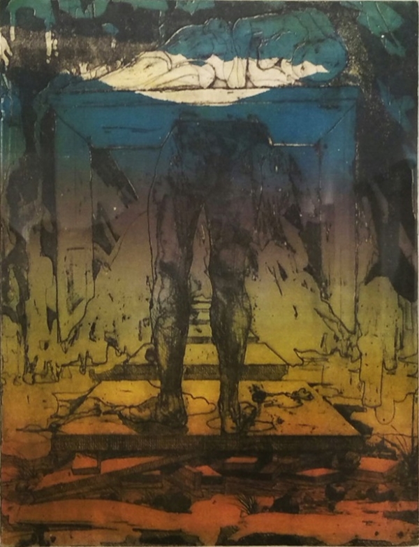 노정숙 &lt;형-83 죽은자의 무게&gt;, 1984, 에칭