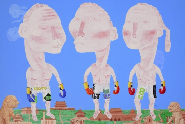 박수만 &lt;그 곳에 서다&gt;, 2010, 캔버스에 유채, 192x130cm