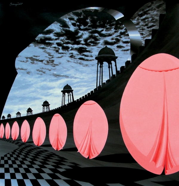 신창운 &lt;욕망&gt;, 2008, 종이에 아크릴릭, 70.5×75cm