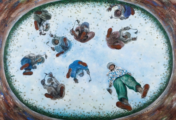 박철우 &lt;흙으로부터...&gt;, 2009, 캔버스에 유채, 130.3x193.9cm