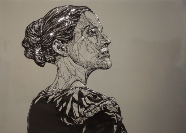 배수민 &lt;Frida #2&gt;, 2013, 합성수지에 플라스틱페이퍼, 우레탄페인트, 115x82cm