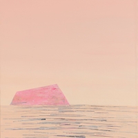 신수정 <Romantic Isle. No.1>, 2023, 캔버스에 아크릴릭, 100x100cm