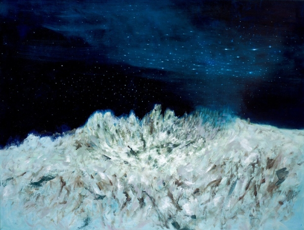 서미라 &lt;겨울산&gt;, 2021, 캔버스에 유채, 116.8x91cm