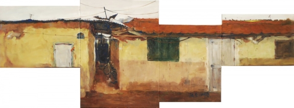 노여운 &lt;쓸쓸함&gt;, 2010, 캔버스에 유채, 90×33cm