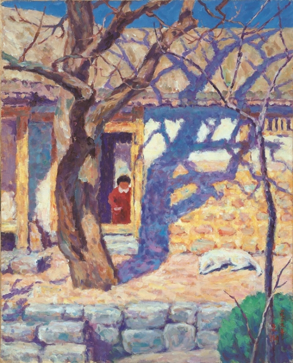 오지호 &lt;남향집&gt;, 1939, 캔버스에 유채, 80×65cm, 국립현대미술관 소장