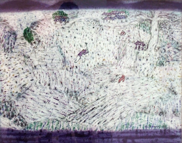 황순칠 &lt;농경도&gt;, 2007, 캔버스에 혼합매체
