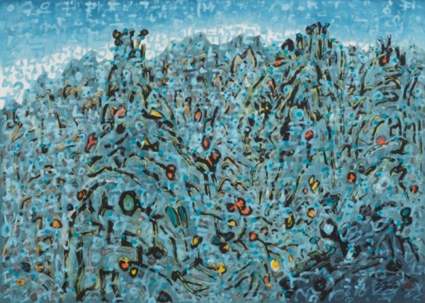 조광익 개인전 &lt;풍토-공존의 바람 노래&gt; 중, 2016