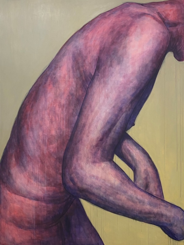 박치호 &lt;BIG MAN&gt;, 2024, 천에 아크릴릭, 259x182cm