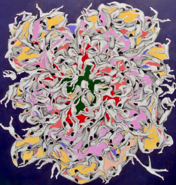 나지수 &lt;Flowers in chaos&gt;, 2017