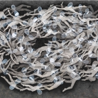 나지수, '틴들효과' 전시작품, 2024, 산수미술관