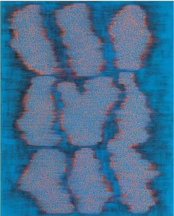 강지수 &lt;혼돈, 시선이 머물다&gt;, 2020, 캔버스에 유채, 162.2x130.3cm