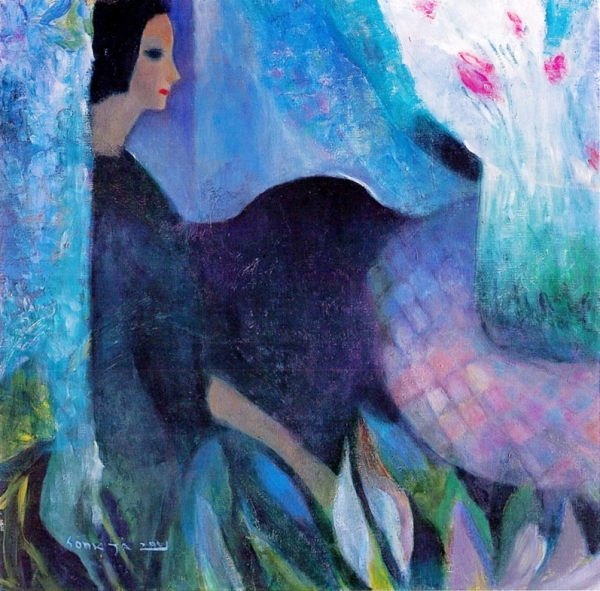 강숙자 &lt;휴일&gt;, 2001, 캔버스에 유채. 30F