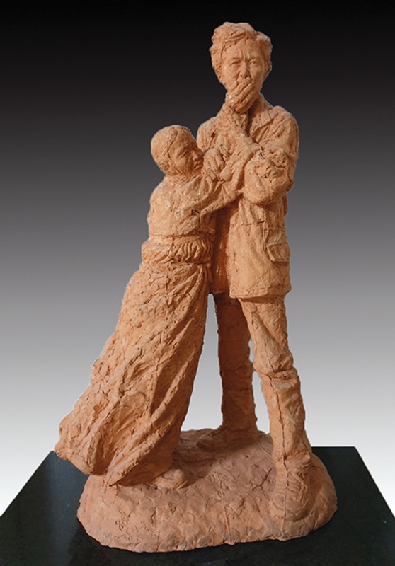 강관욱 <구원 89-1>, 1989, 테라코타