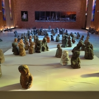 김희상 '사람꽃-희노애락' 군상설치(2021, 담양 해동문화예술촌)