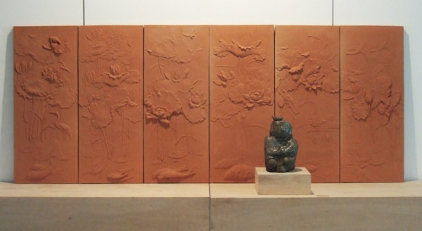 김희상 &lt;사람꽃&gt;, 2011, 소금시유 장작가마소성. 23x23x38cm