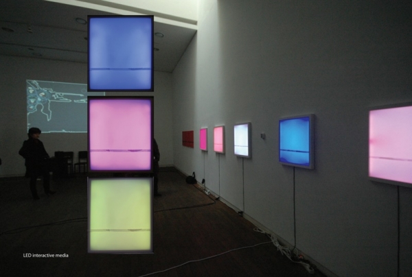 김일권, 2005, 인터렉티브미디어아트, LED